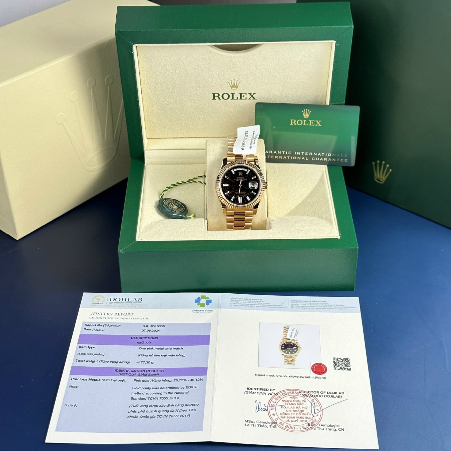 Dong-Ho-Rolex-Day-Date-228235-Boc-Vang-18K-Mat-Nham-Thach-178-Gram-40mm-3-1