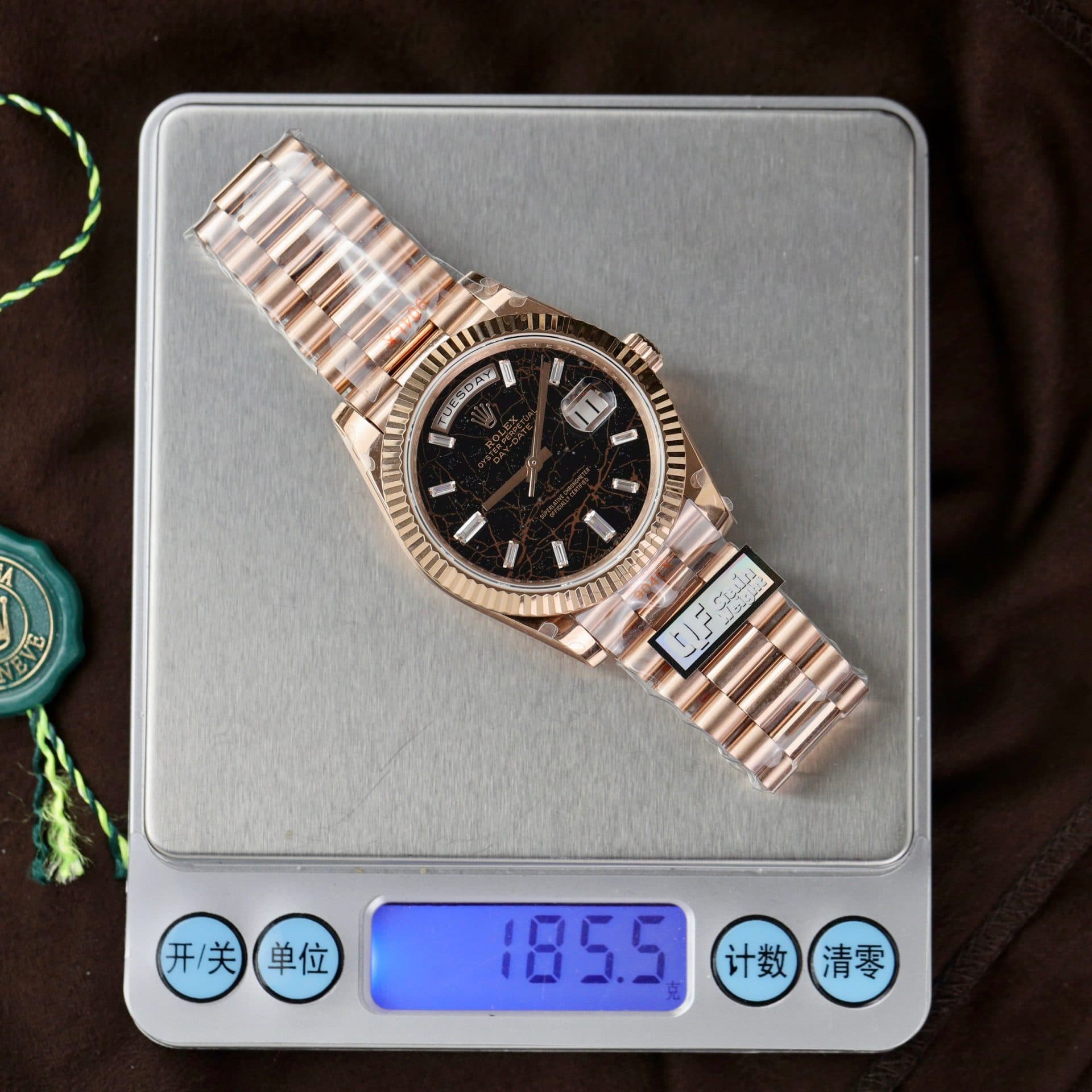 Dong-Ho-Rolex-Day-Date-228235-Nang-186-Grams-Mat-Nham-Thach-QF-Factory-40mm-4-1