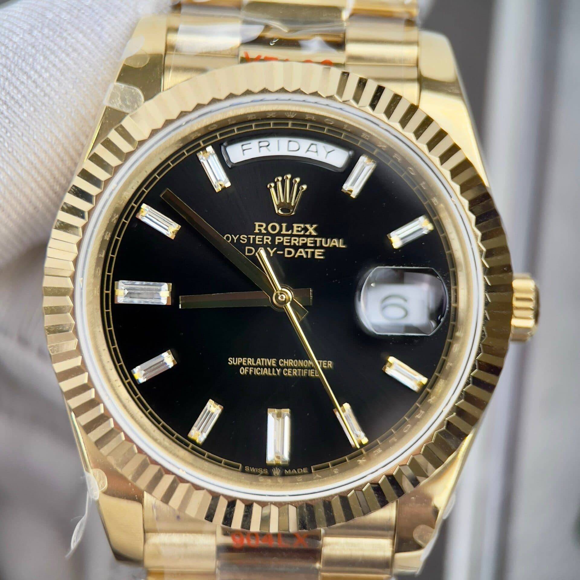 Dong-Ho-Rolex-Day-Date-228238-Replica-11-Mat-Den-Coc-Dinh-Da-GM-Factory-40mm-4-1