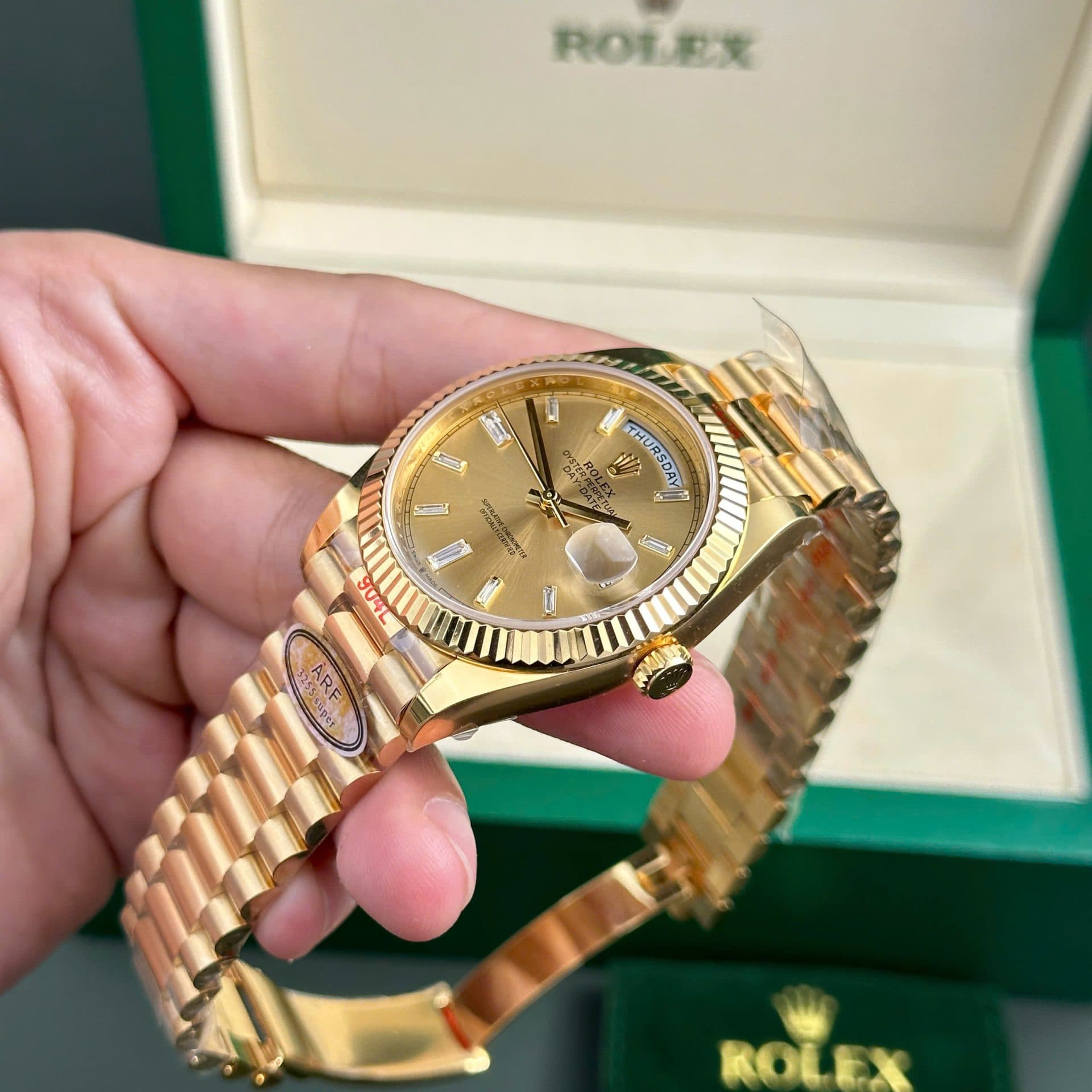 Dong-Ho-Rolex-Day-Date-228238-Replica-11-Mat-Vang-May-Caliber-3255-Thuy-Sy-Nha-May-AR-40mm-5-1