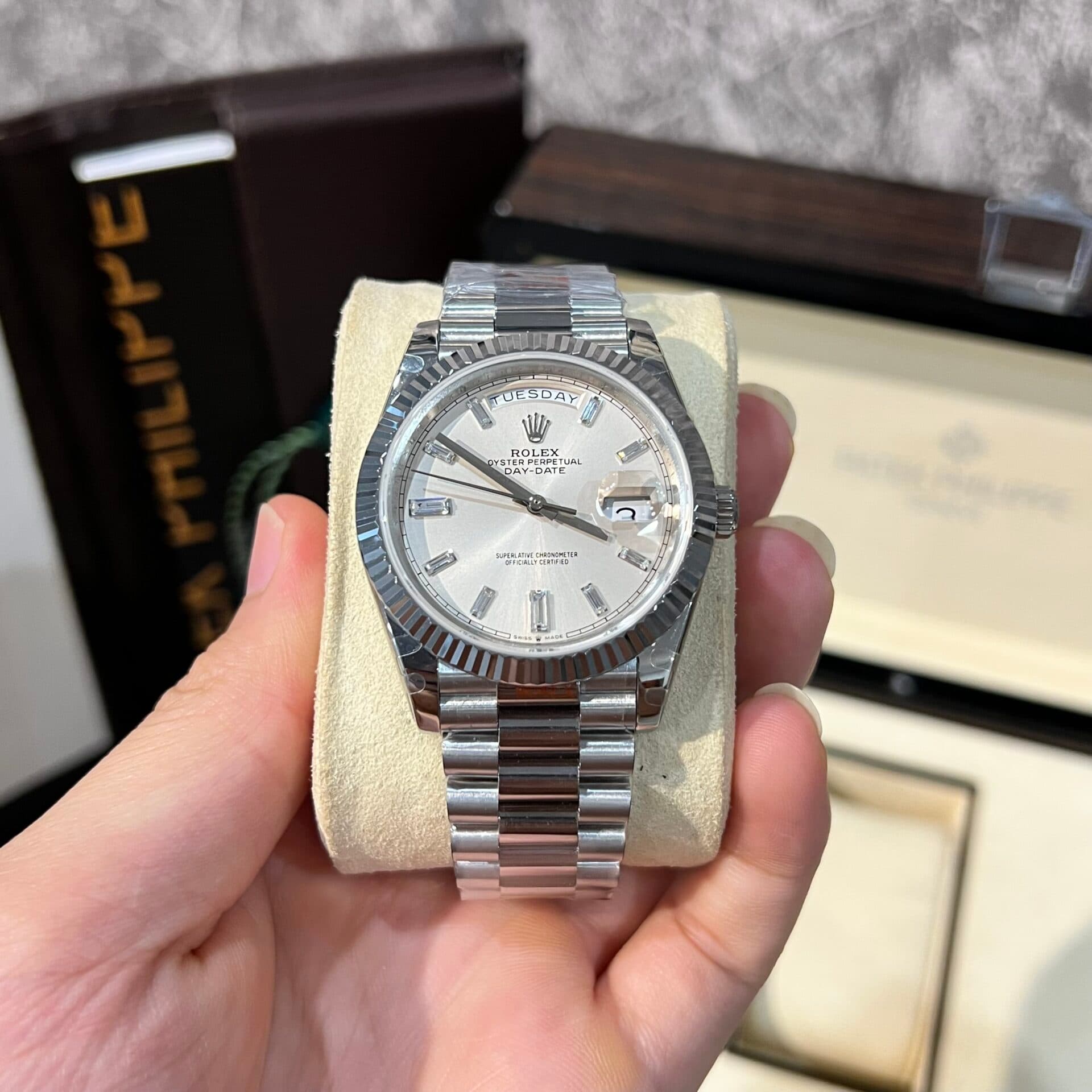 Dong-Ho-Rolex-Day-Date-228239-Replica-11-Tinh-Chinh-166gr-GM-V2-40mm-6-1