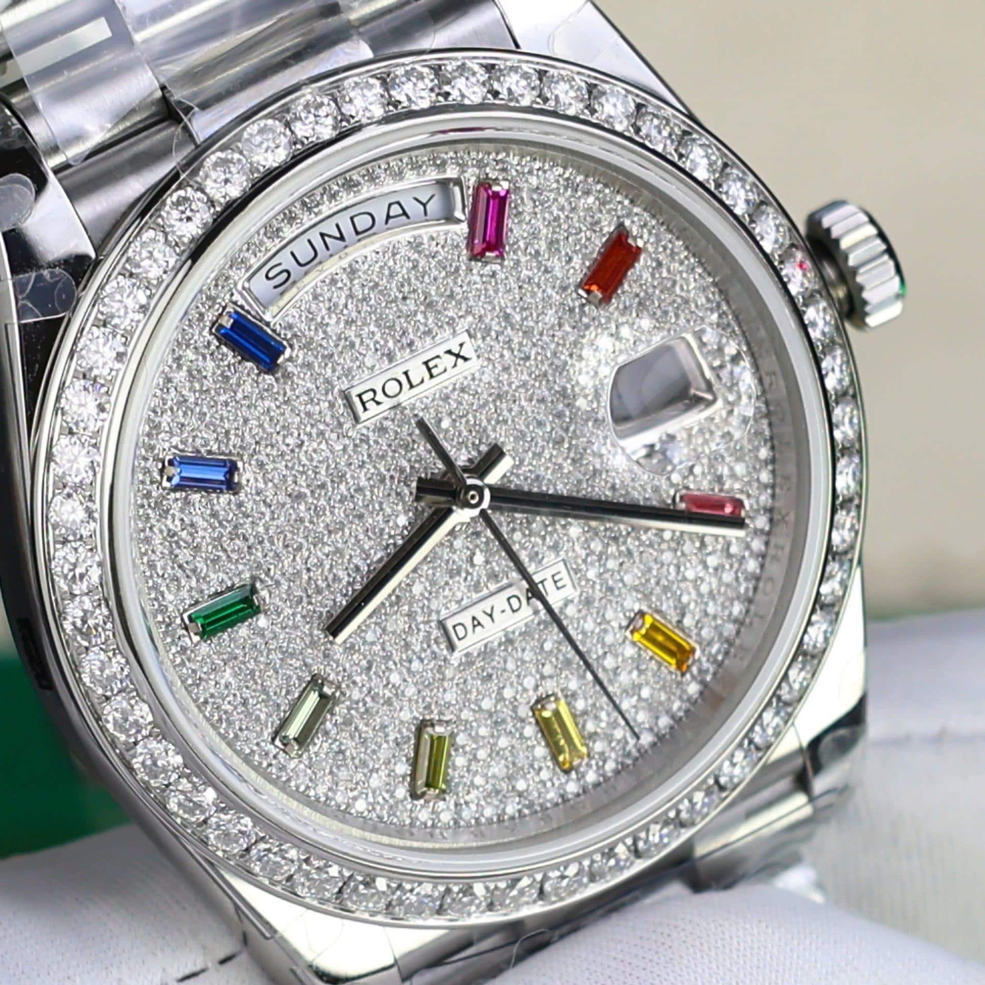 Dong-Ho-Rolex-Day-Date-Coc-So-7-Mau-Che-Tac-Dinh-Kim-Cuong-Moissanite-GMF-40mm-6-1