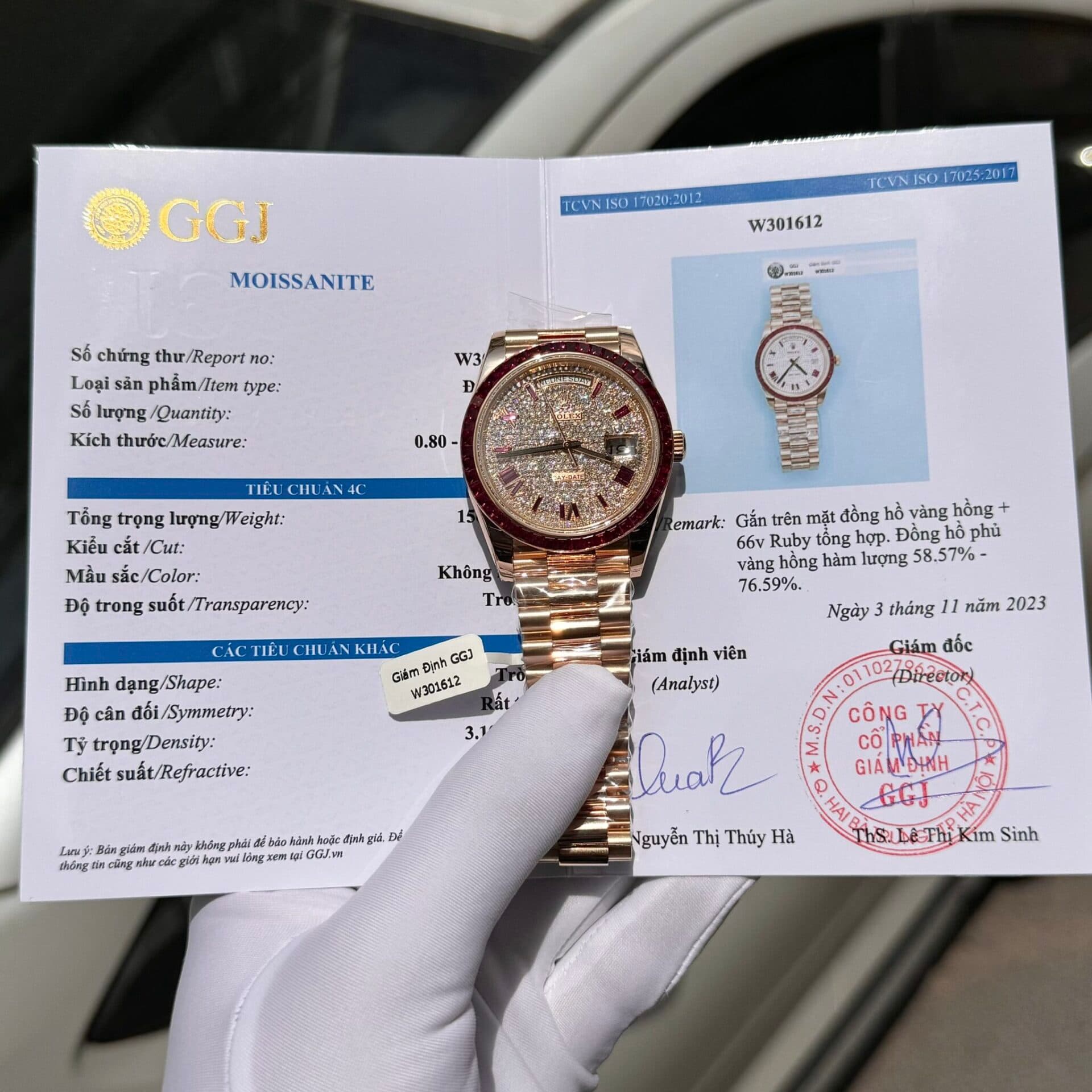 Dong-Ho-Rolex-Day-Date-Do-Da-Ruby-Do-Baguette-Moissanite-GM-Factory-40mm-9-1