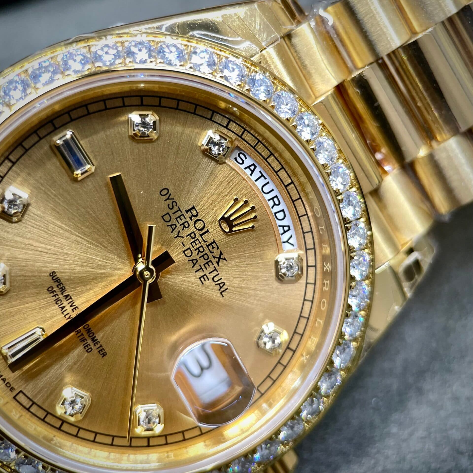 Dong-Ho-Rolex-Day-Date-Do-Kim-Moissanite-Rep-11-40mm-4-scaled-1