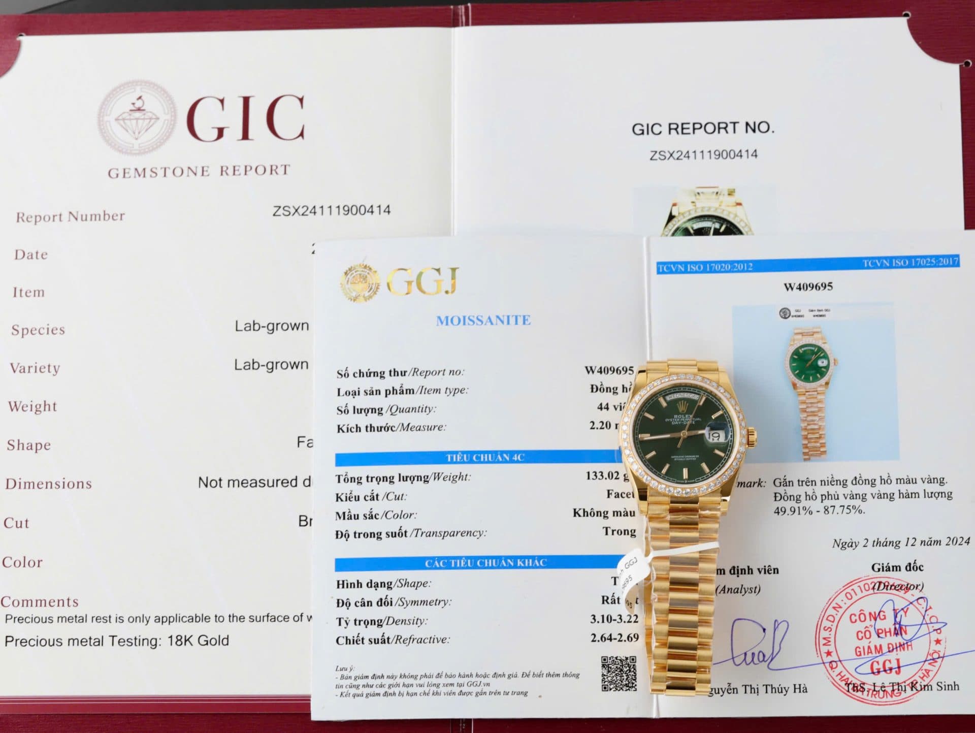 Dong-Ho-Rolex-Day-Date-Mat-Xanh-La-Cay-Che-Tac-Boc-Vang-That-Dinh-Moissanite-Hong-Kong-36mm-9-1