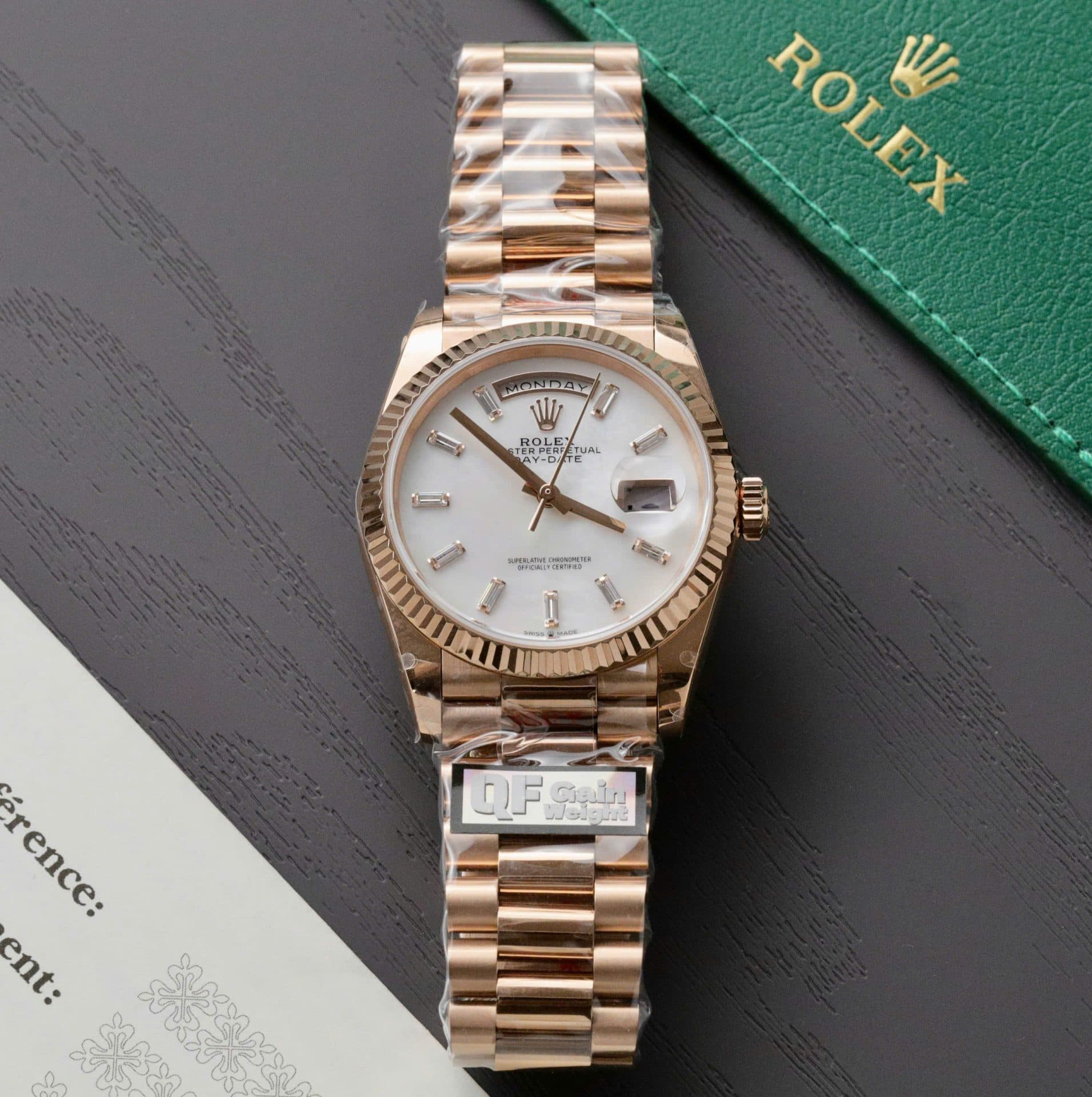 Dong-Ho-Rolex-Day-Date-Replica-11-Ma-Vang-Hong-Mat-MOP-Nha-May-QF-36mm-5-1