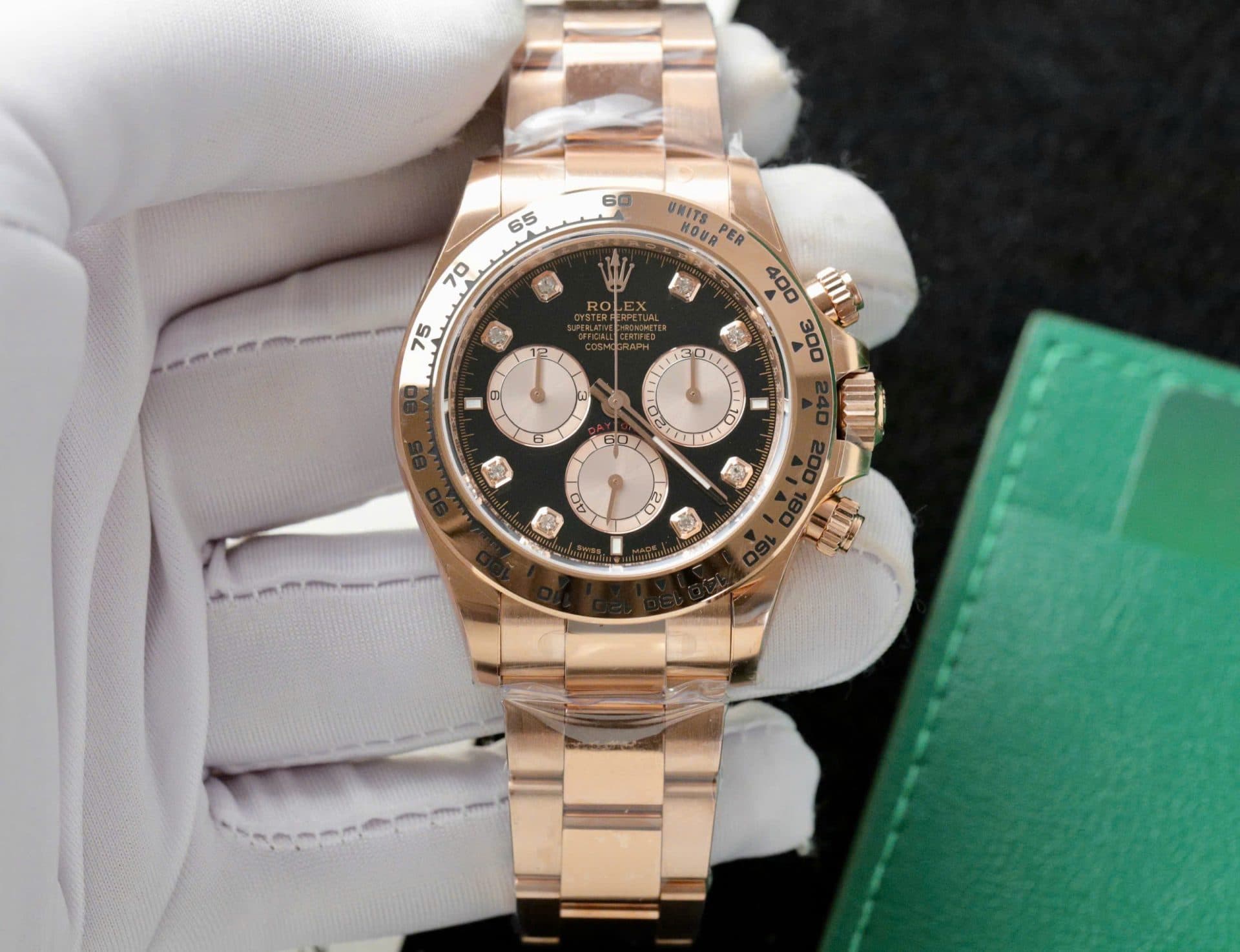 Dong-Ho-Rolex-Daytona-126505-Replica-11-Ma-Vang-Hong-Mat-Den-40mm-2-1