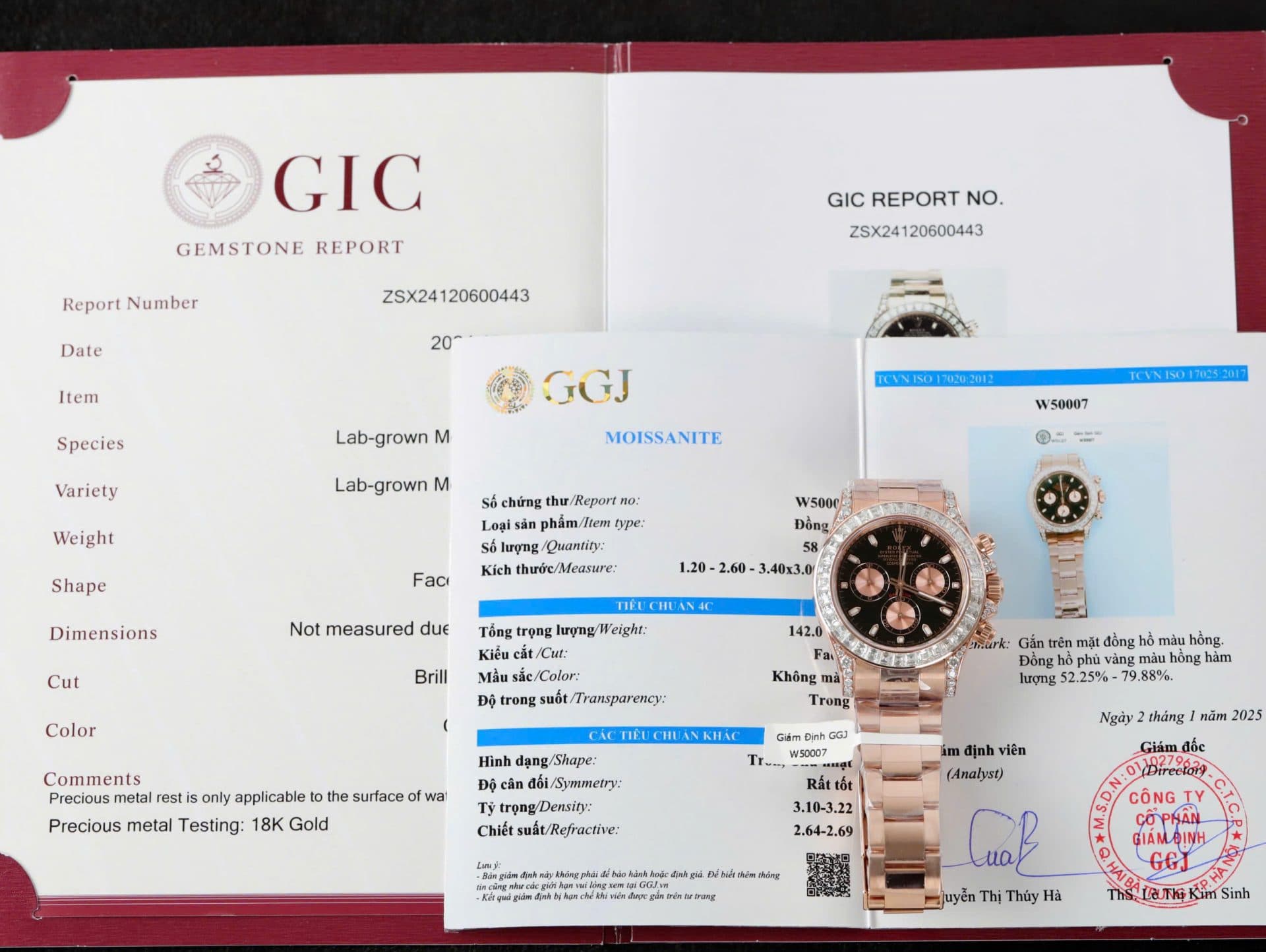 Dong-Ho-Rolex-Daytona-Mat-Den-Che-Tac-Boc-Vang-Dinh-Kim-Cuong-Moissanite-Baguette-40mm-7-1