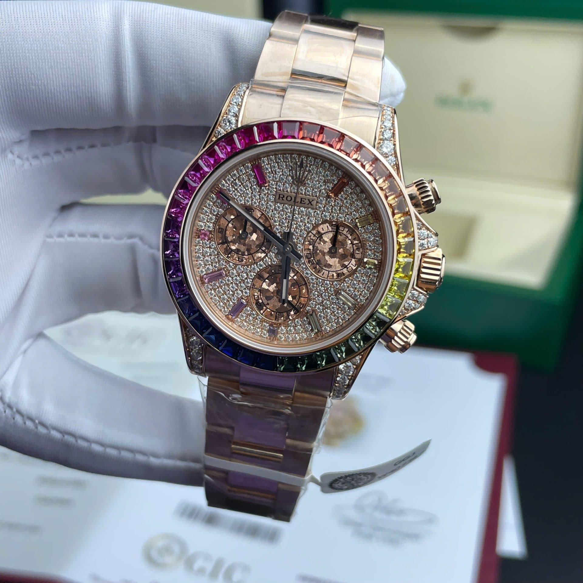 Dong-Ho-Rolex-Daytona-Rainbow-116595-Che-Tac-Boc-Vang-That-Ruby-Kim-Cuong-Moissanite-40mm-3-1