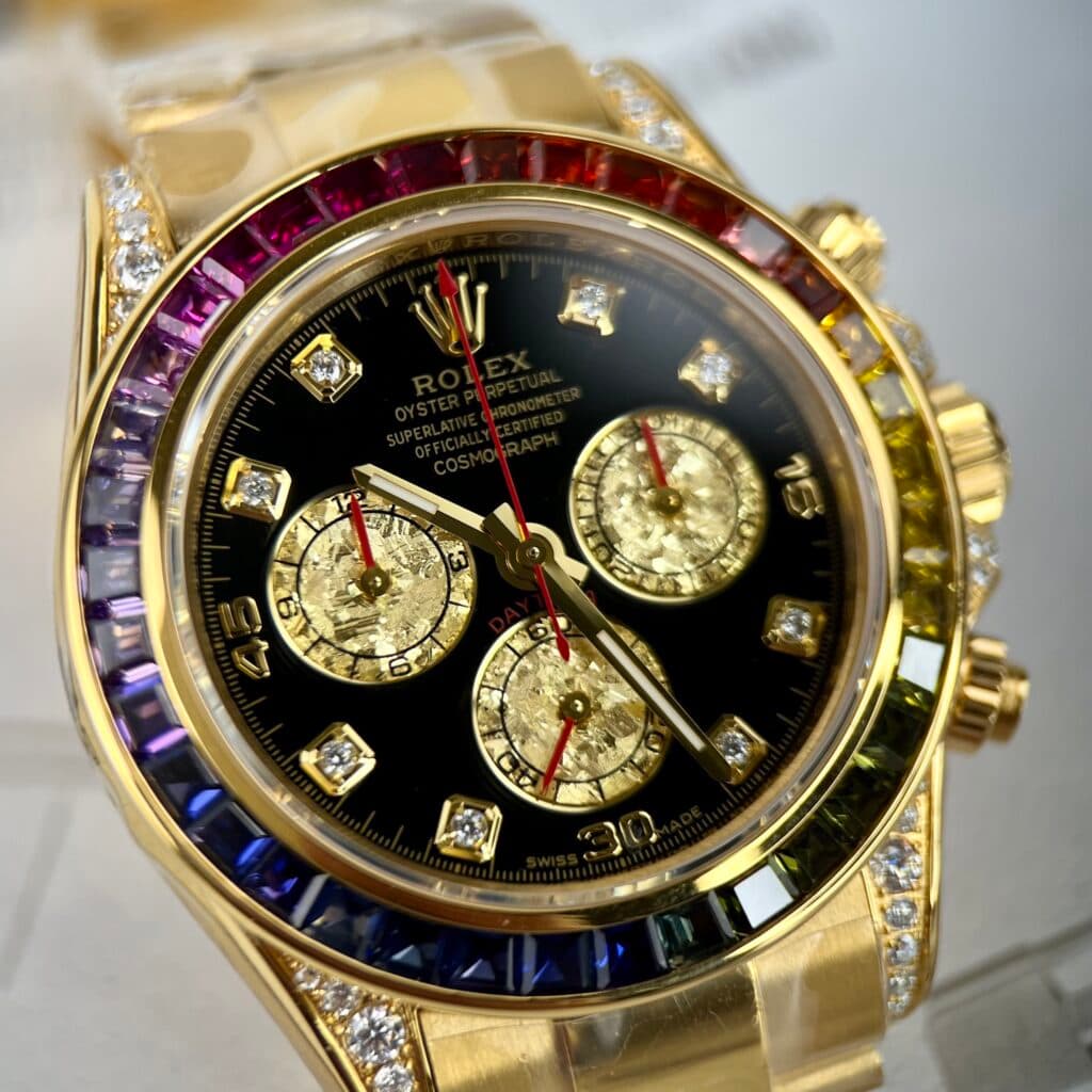 Dong-Ho-Rolex-Daytona-Rainbow-Boc-Vang-Do-Moissanite-Da-Quy-Tong-Hop-40mm-4-1