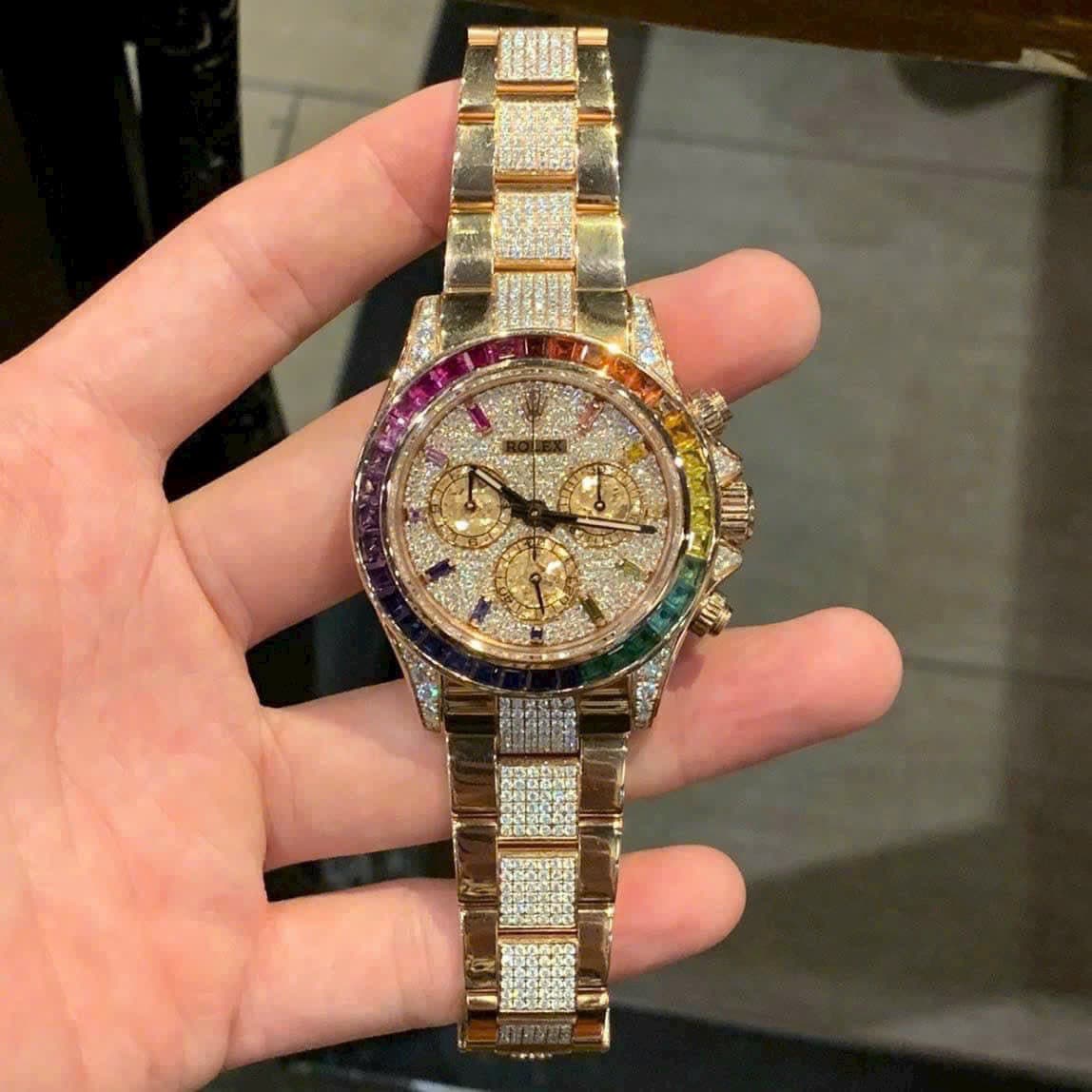 Dong-Ho-Rolex-Daytona-Rainbow-Replcia-11-Dinh-Full-Da-40mm-1-1