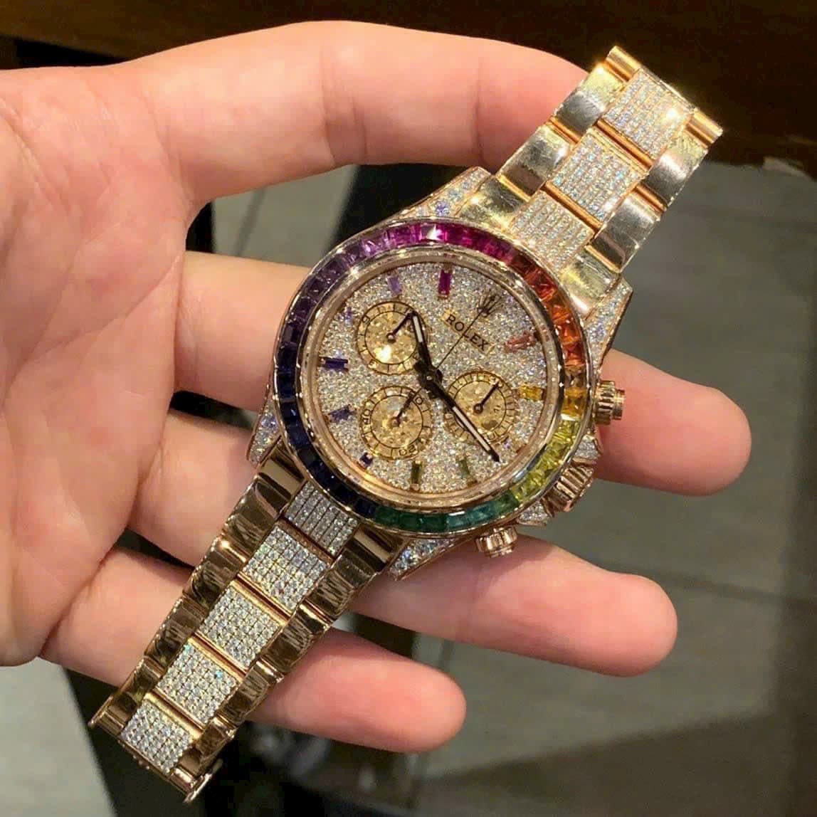 Dong-Ho-Rolex-Daytona-Rainbow-Replcia-11-Dinh-Full-Da-40mm-5-1