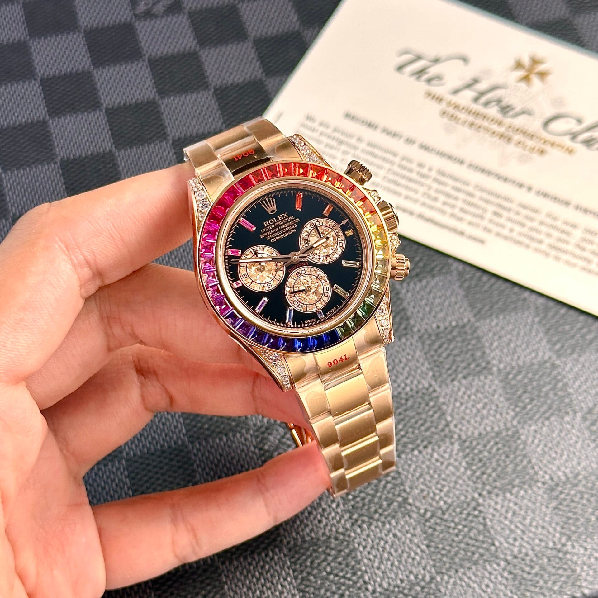 Dong-Ho-Rolex-Daytona-Rainbow-Replica-11-Cao-Cap-Nha-May-NOOB-40mm-3-1