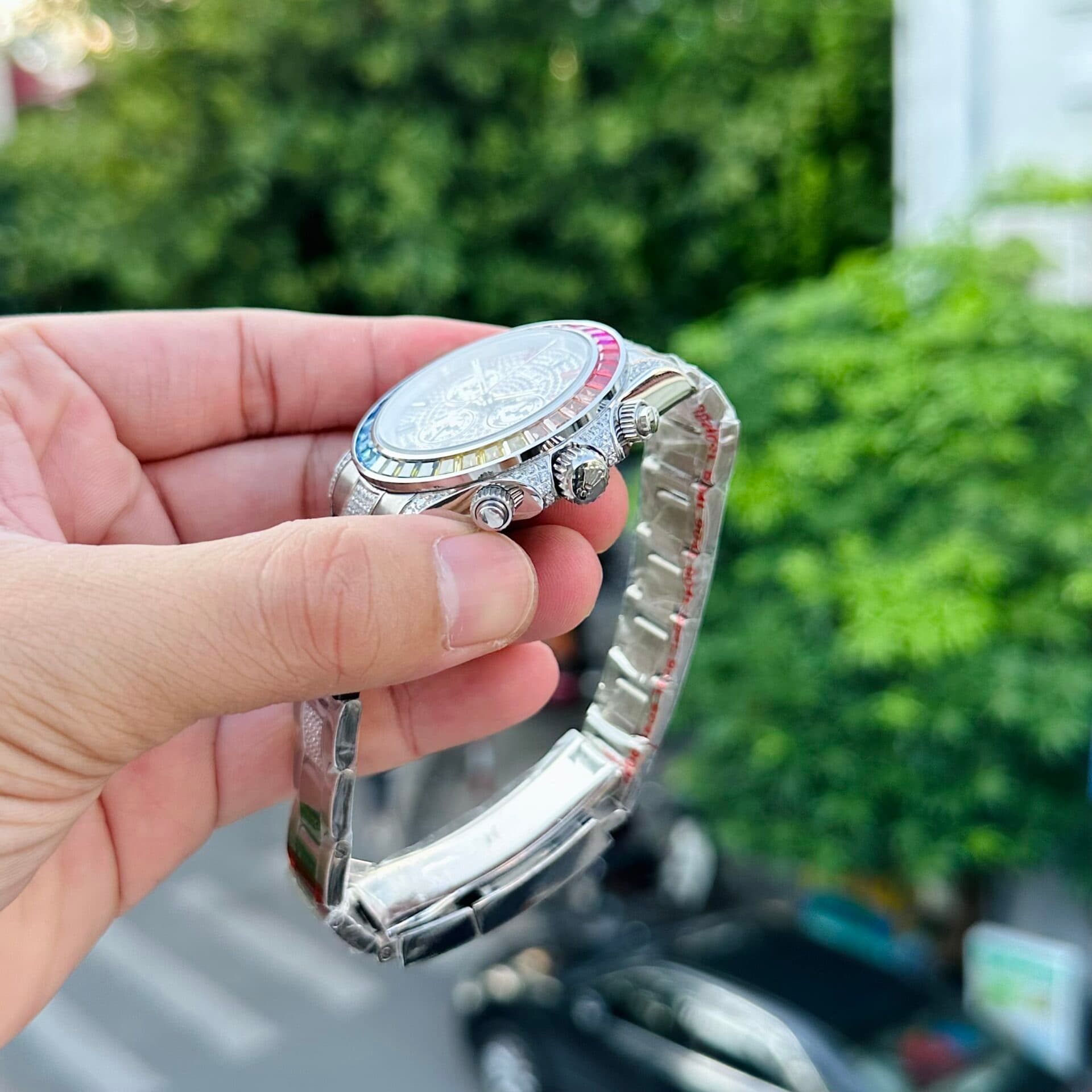 Dong-Ho-Rolex-Daytona-Rainbow-Super-Fake-Cao-Cap-40mm-1-1
