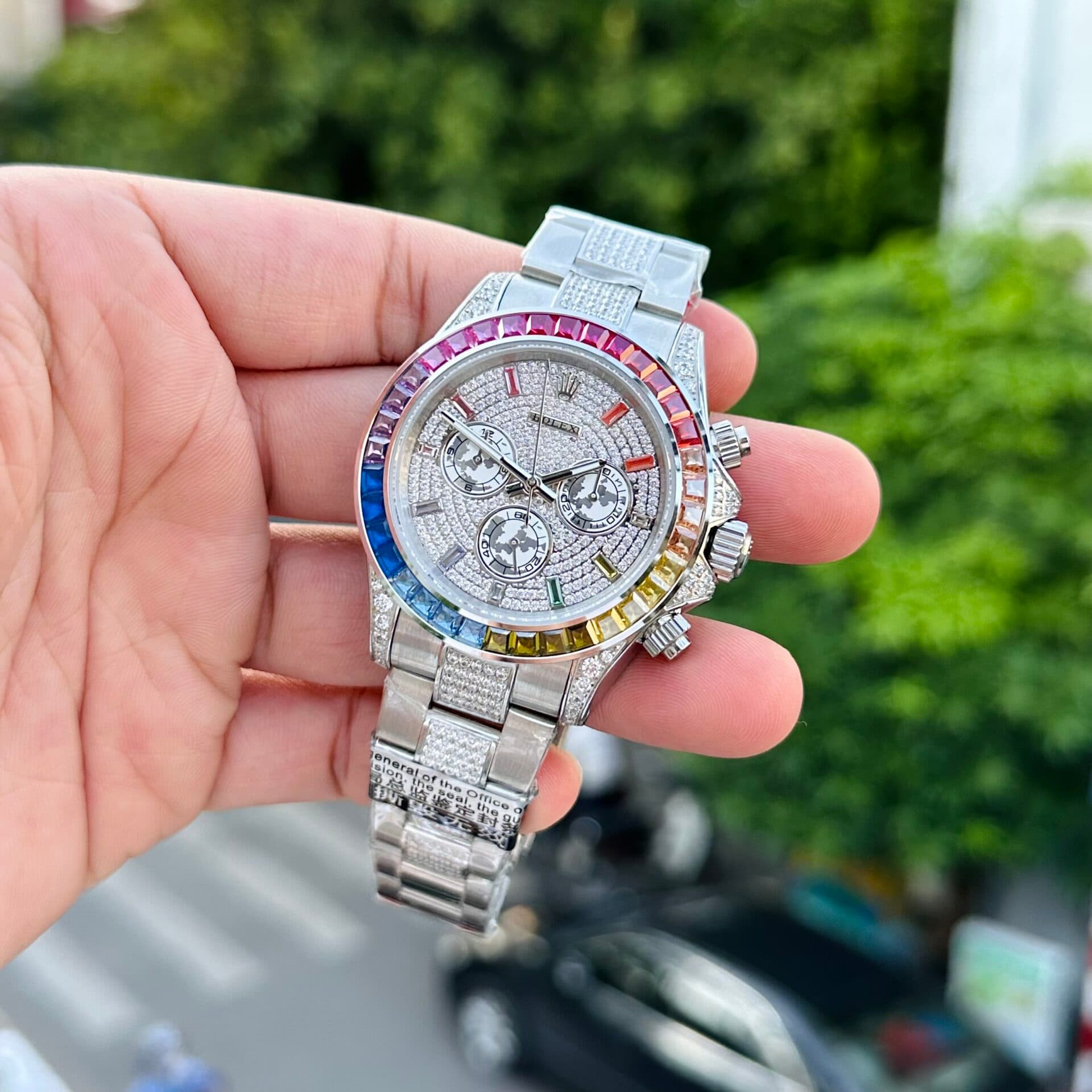Dong-Ho-Rolex-Daytona-Rainbow-Super-Fake-Cao-Cap-40mm-6-1