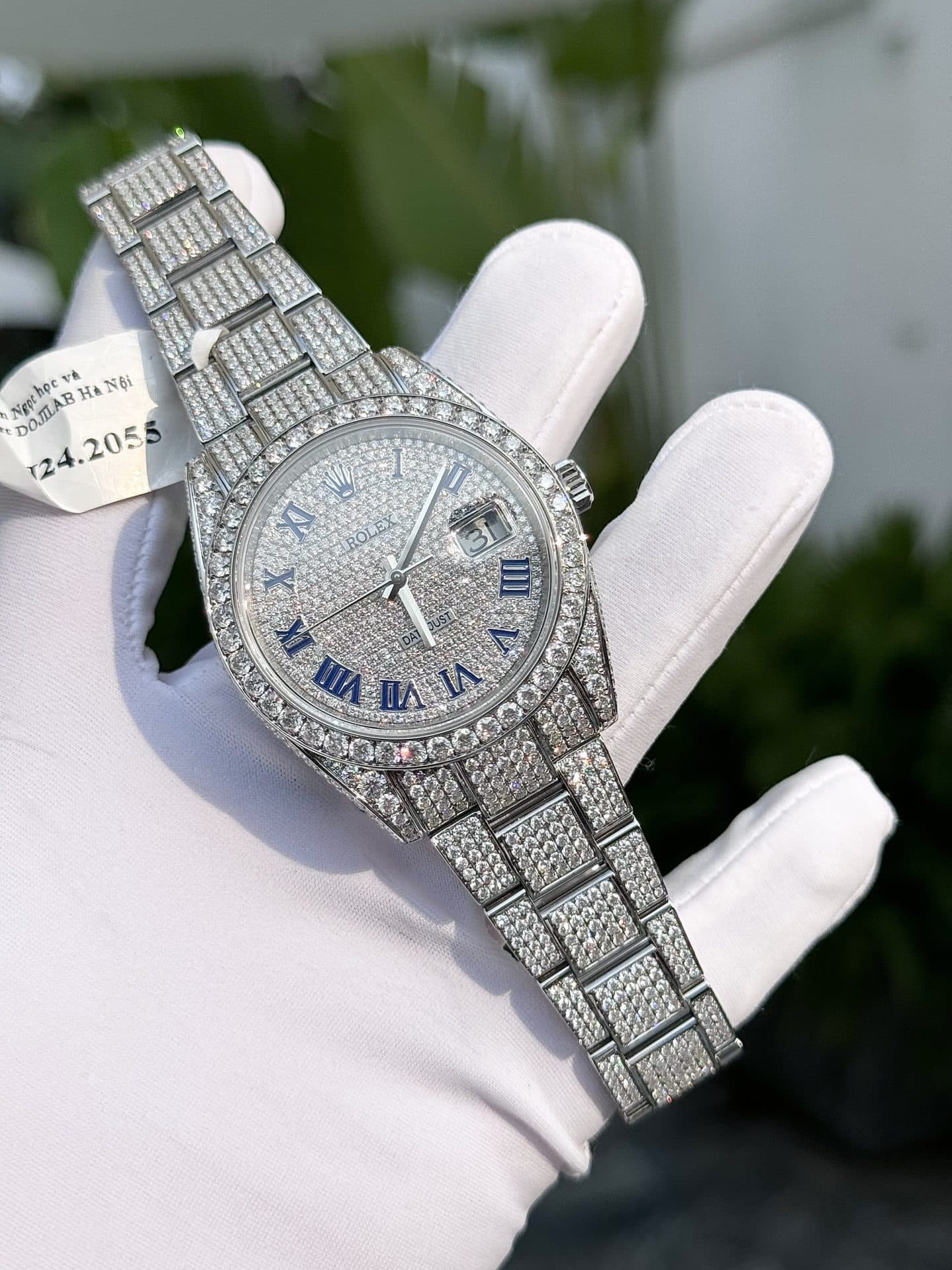 Dong-Ho-Rolex-Full-Kim-Cuong-Moissanite-DateJust-Replica-1-1