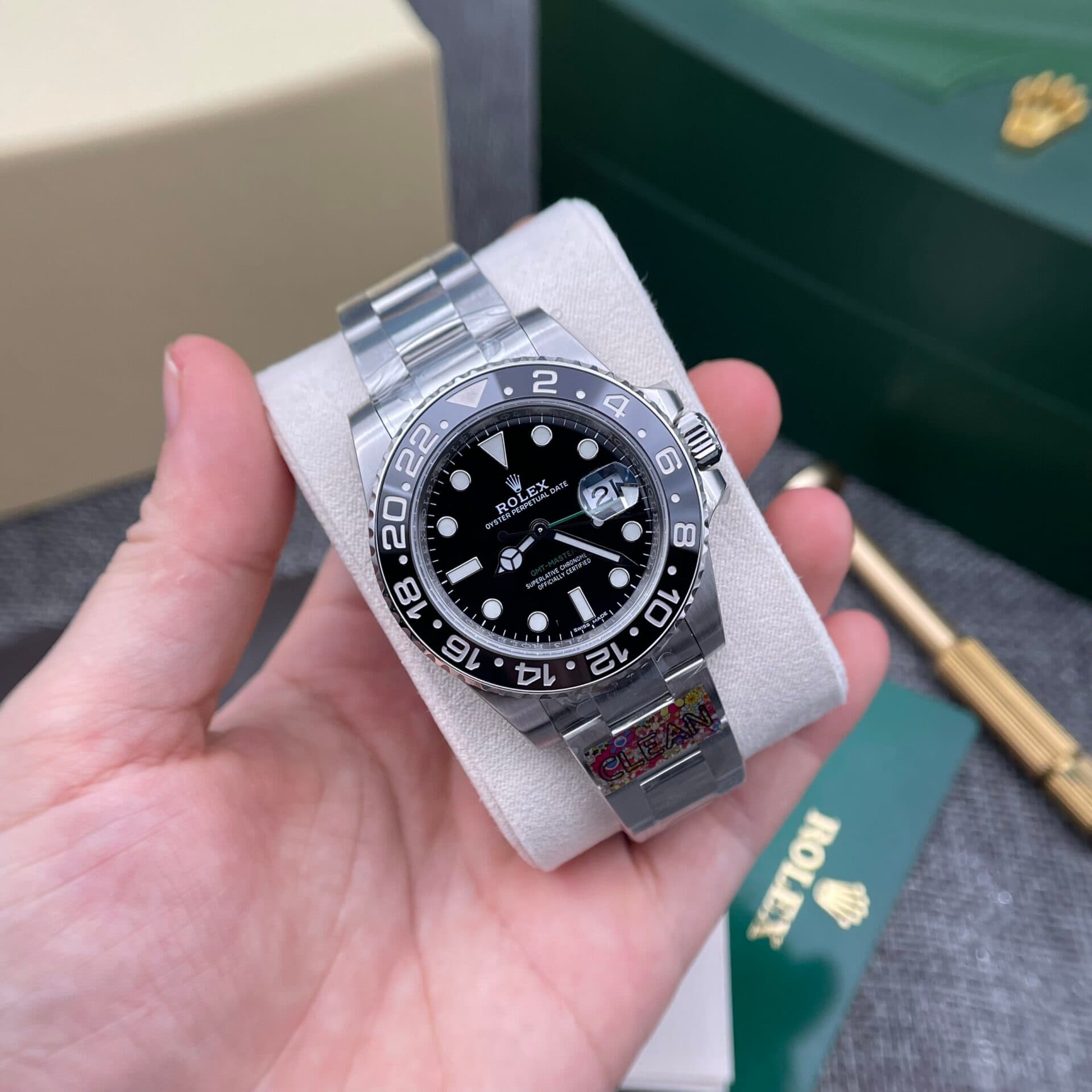 Dong-Ho-Rolex-GMT-Master-II-Black-Dial-Nha-May-Clean-40mm-3-1
