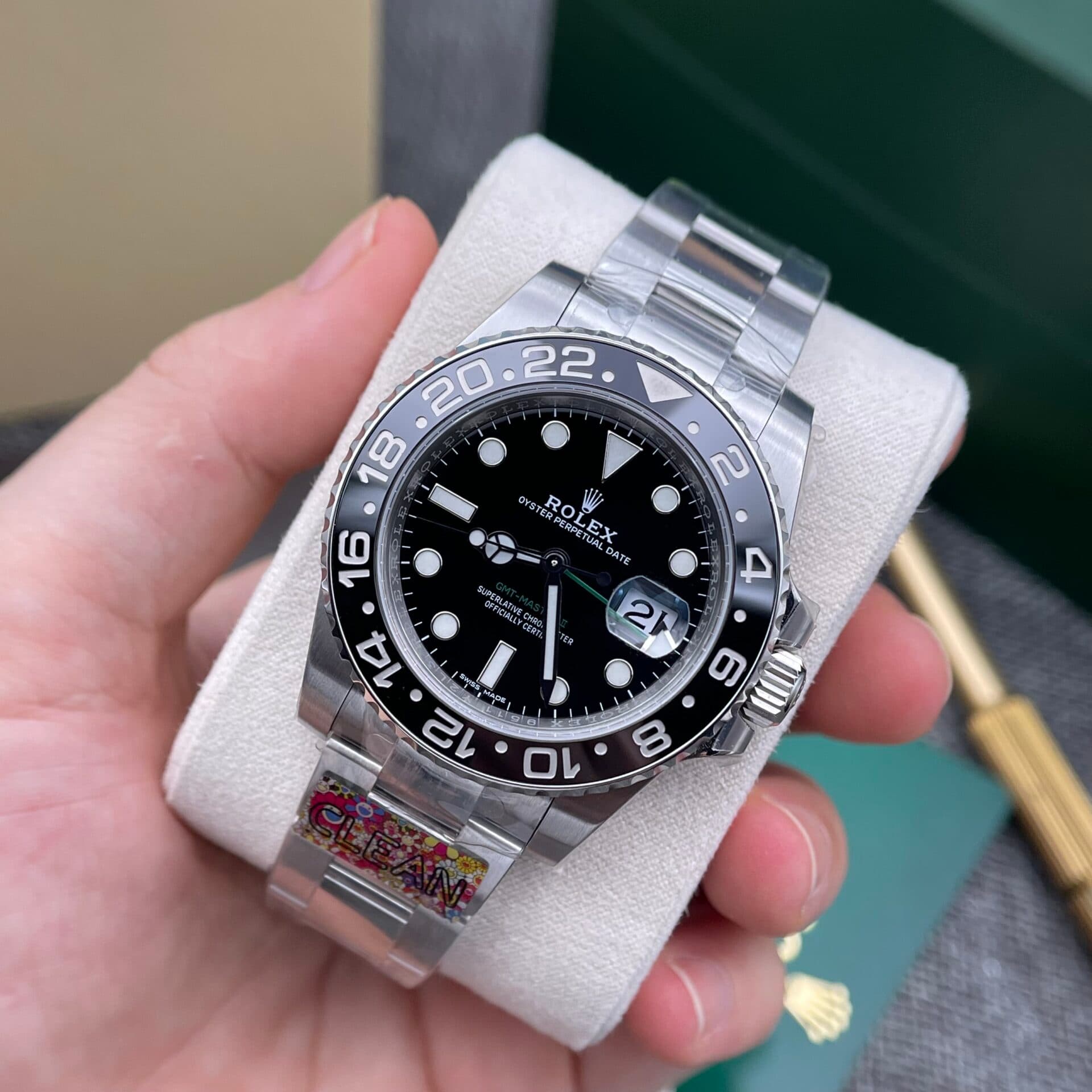 Dong-Ho-Rolex-GMT-Master-II-Black-Dial-Nha-May-Clean-40mm-4-1