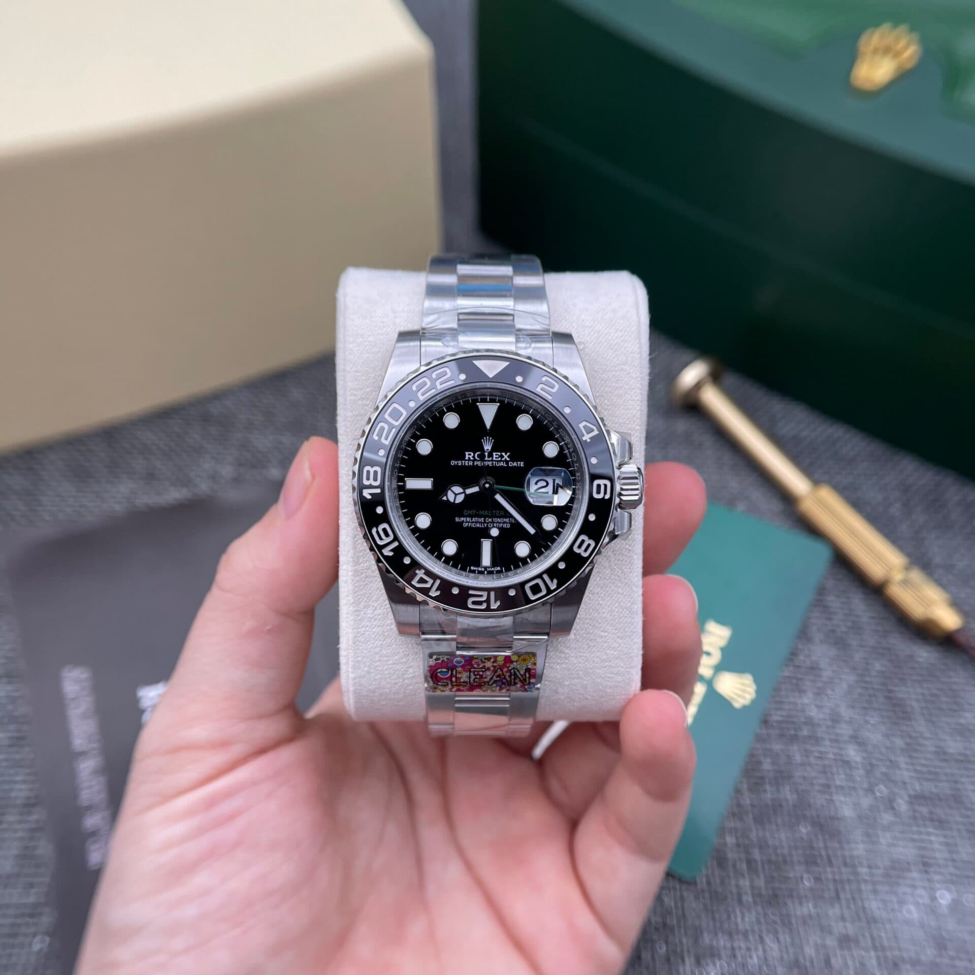 Dong-Ho-Rolex-GMT-Master-II-Black-Dial-Nha-May-Clean-40mm-6-1