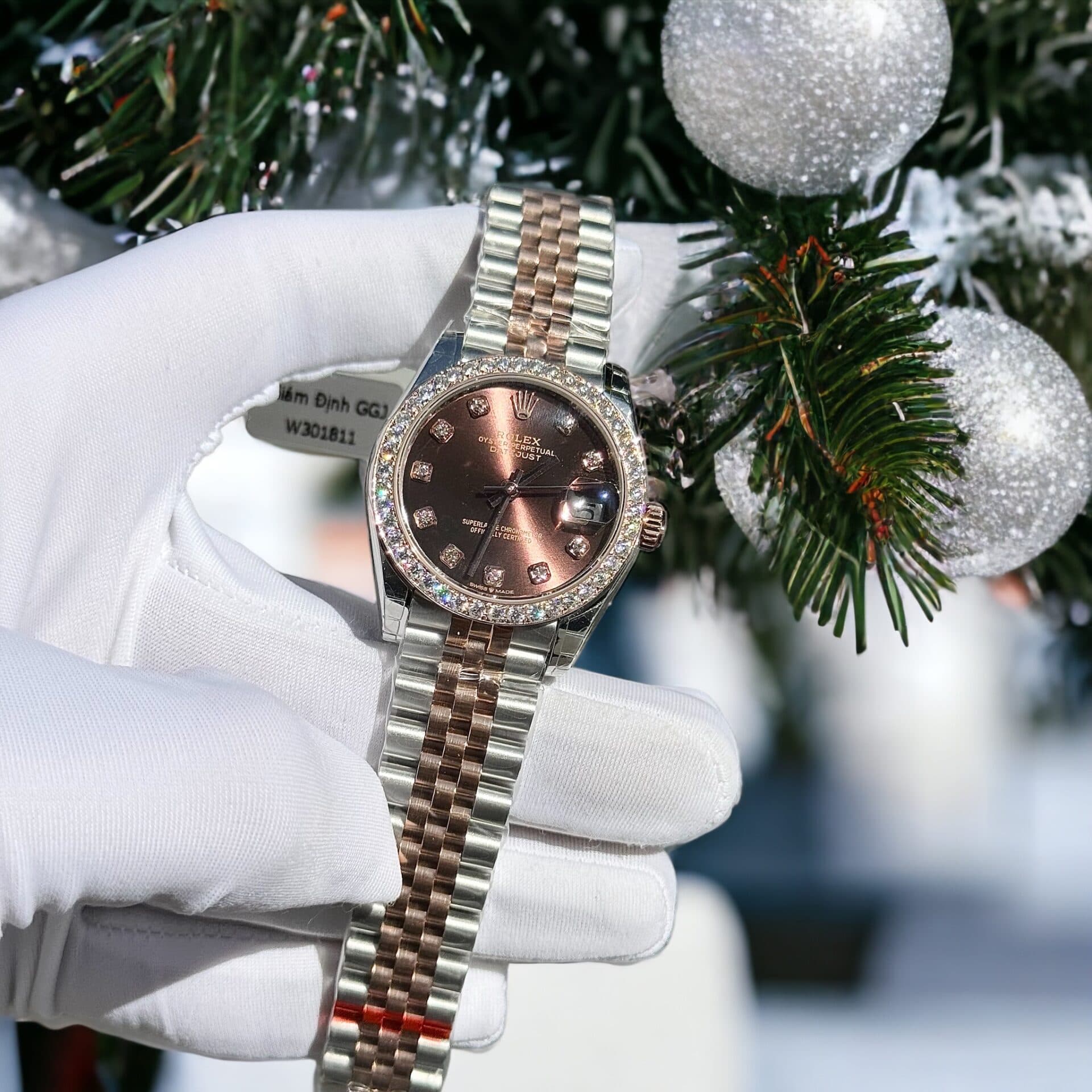 Dong-Ho-Rolex-Nu-DateJust-Dinh-Moissanite-Mat-Chocolate-31mm-5-1