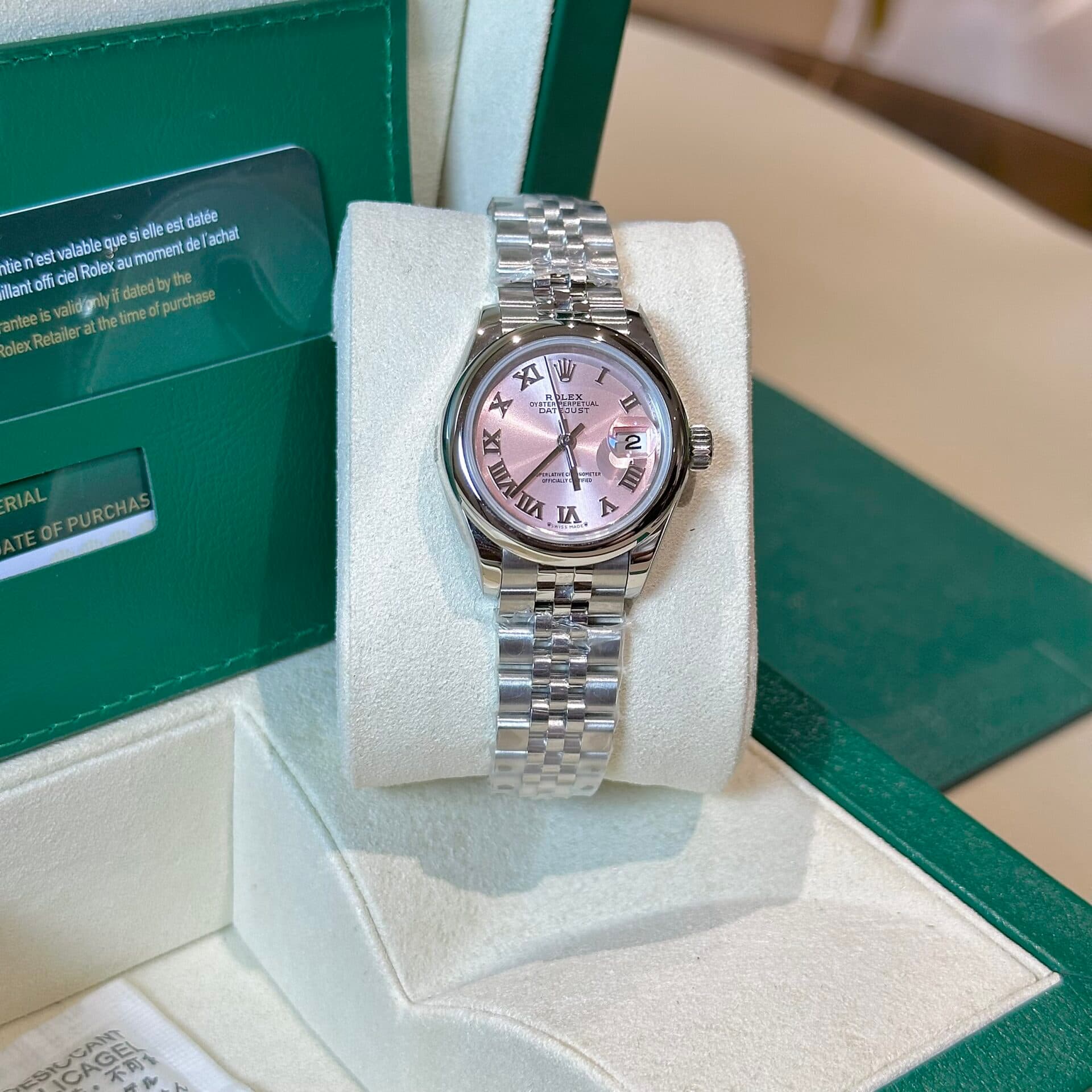 Dong-Ho-Rolex-Nu-Datejust-Mat-Hong-Fake-Cao-Cap-EW-31mm-1-1
