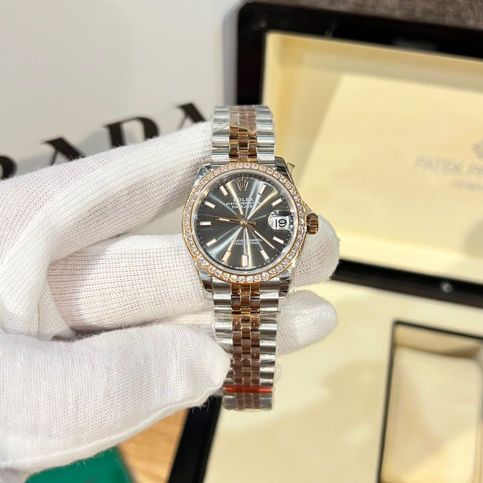 Dong-Ho-Rolex-Nu-Dinh-Da-Mat-So-Xam-Fake-11-31mm-6-1