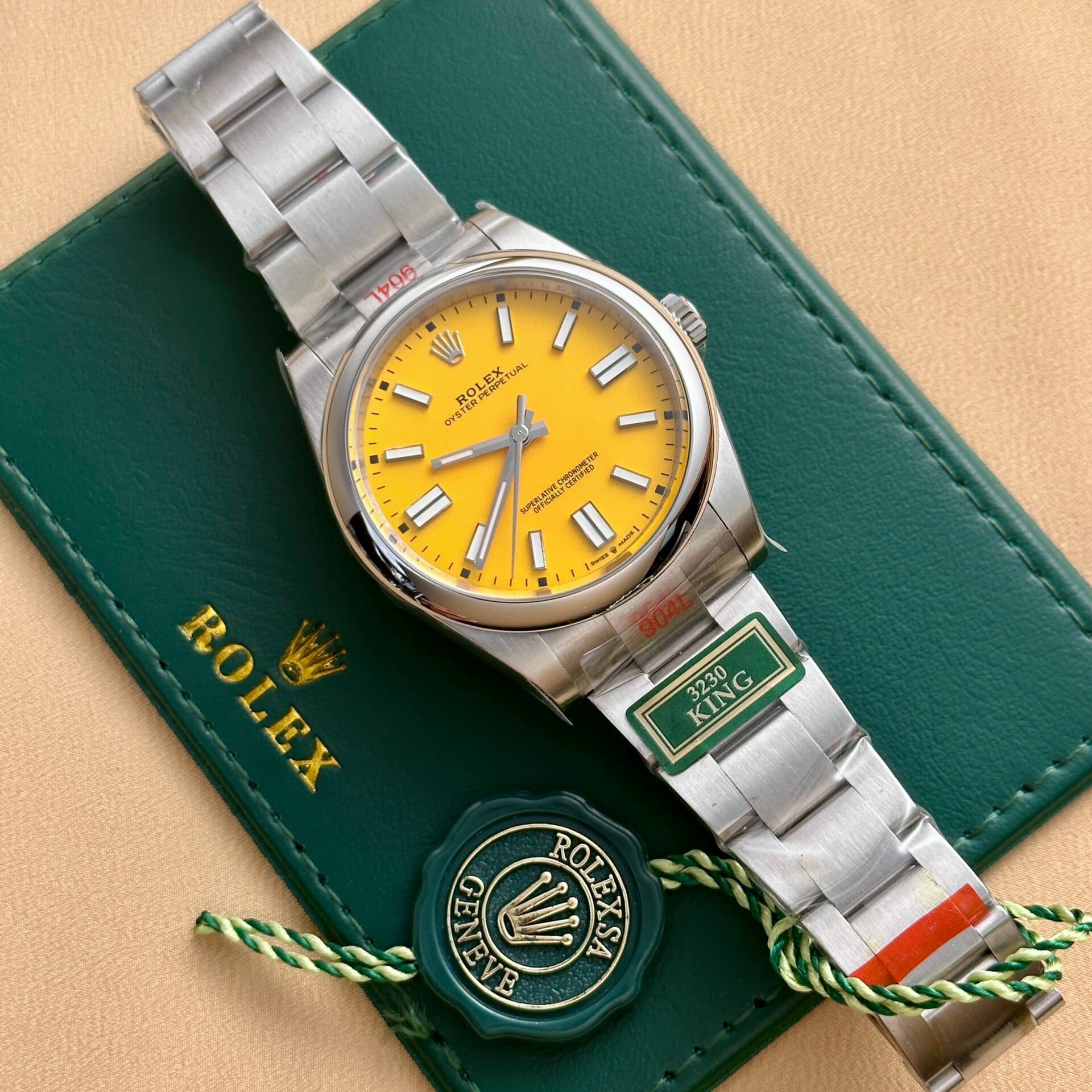 Dong-Ho-Rolex-Oyster-Perpetual-124300-Mat-Vang-Replica-King-Factory-41mm-1-1
