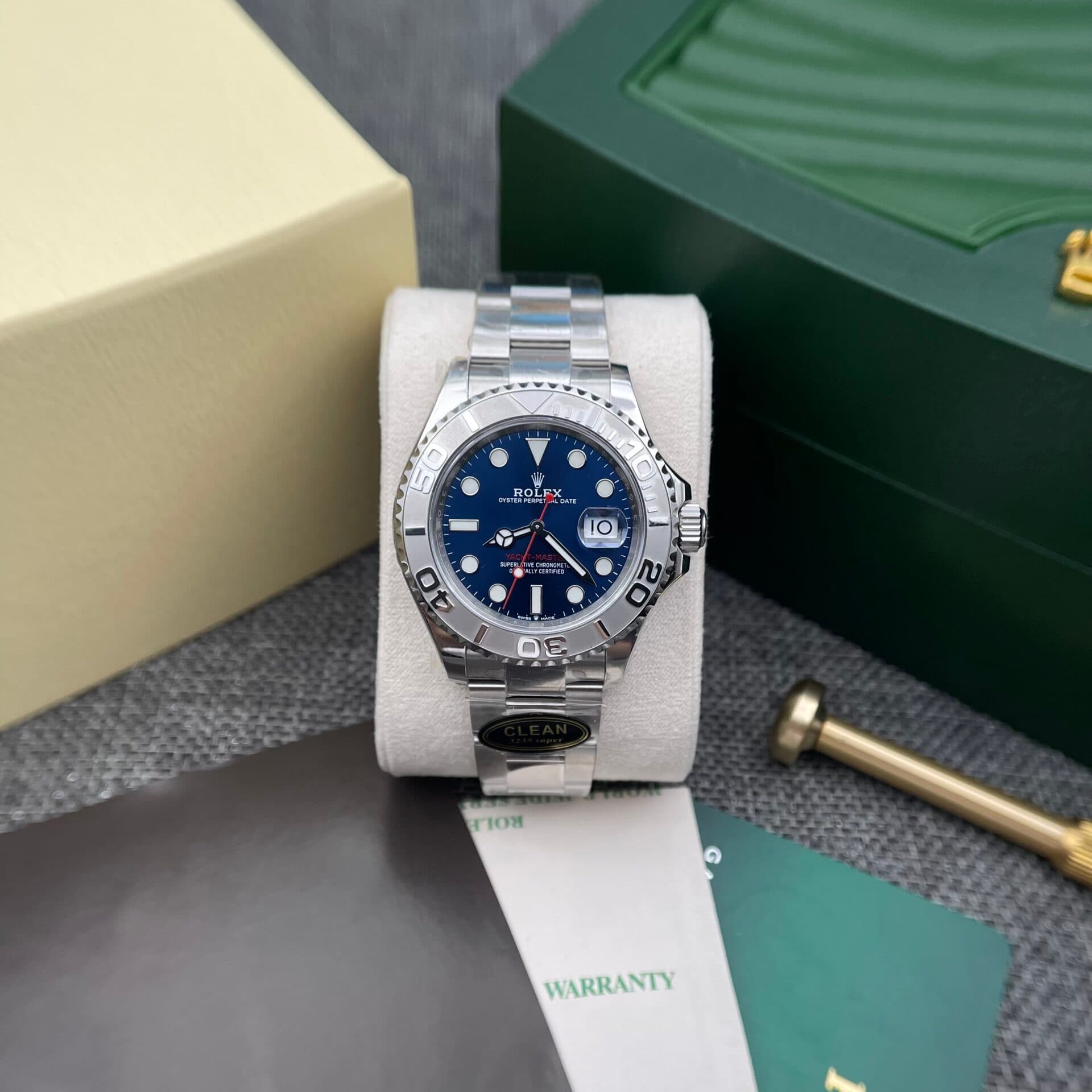 Dong-Ho-Rolex-Yacht-Master-116622-Mat-So-Xanh-Clean-Factory-40mm-1-1