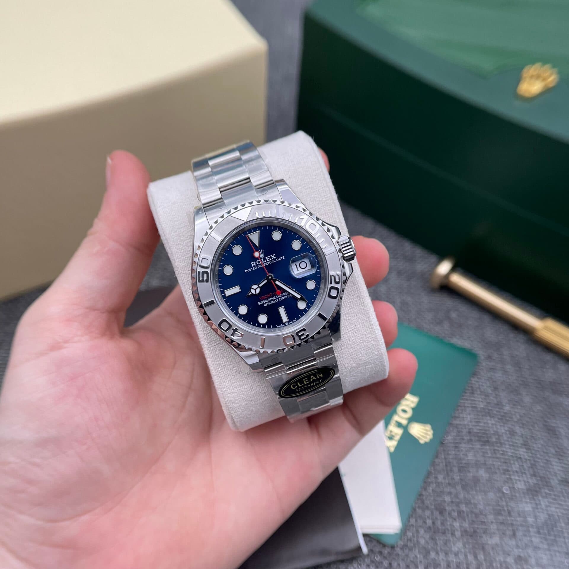 Dong-Ho-Rolex-Yacht-Master-116622-Mat-So-Xanh-Clean-Factory-40mm-3-1