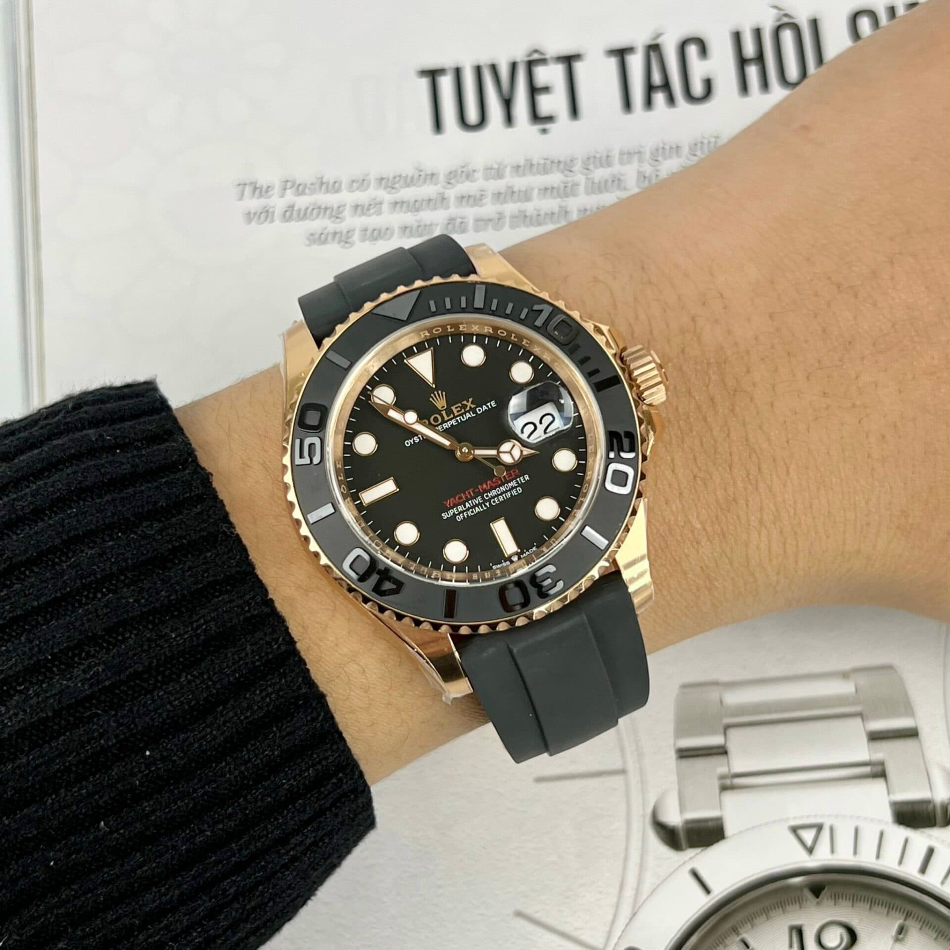 Dong-Ho-Rolex-Yacht-Master-116655-Replica-11-Nha-May-Clean-40mm-8-1